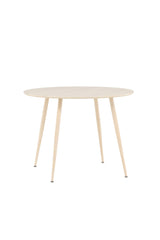 Plaza runder Esstisch - white - wash/MDF - Runde Esstische - ALVAHOME