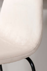 Polar Barhocker - beige/Polyester - Samt - Barhocker - ALVAHOME