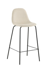 Polar Barhocker - beige/Polyester - Samt - Barhocker - ALVAHOME