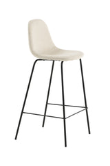 Polar Barhocker - beige/Polyester - Samt - Barhocker - ALVAHOME