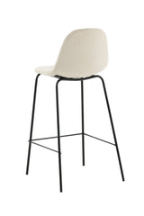 Polar Barhocker - beige/Polyester - Samt - Barhocker - ALVAHOME