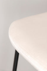 Polar Barhocker - beige/Polyester - Samt - Barhocker - ALVAHOME