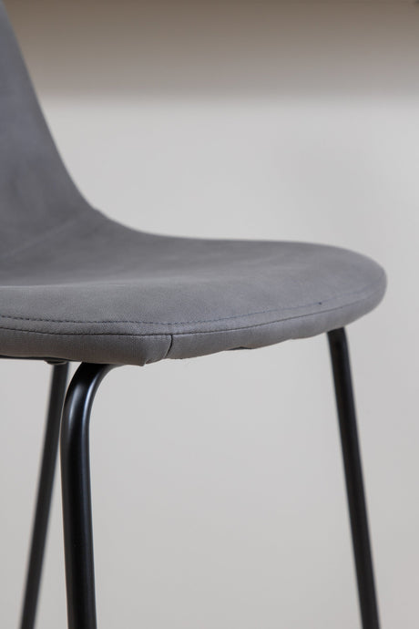 Polar Barhocker - grau/Mikrofaser - Barhocker - ALVAHOME