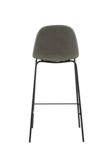 Polar Barhocker - grau/Mikrofaser - Barhocker - ALVAHOME