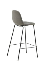 Polar Barhocker - grau/Mikrofaser - Barhocker - ALVAHOME