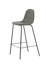 Polar Barhocker - grau/Mikrofaser - Barhocker - ALVAHOME