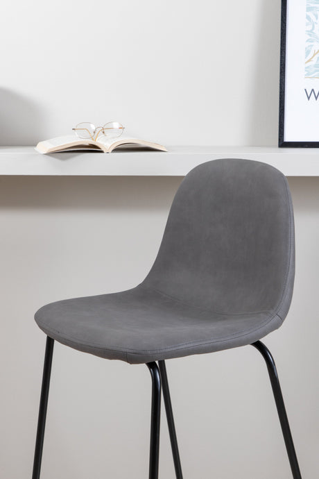 Polar Barhocker - grau/Mikrofaser - Barhocker - ALVAHOME