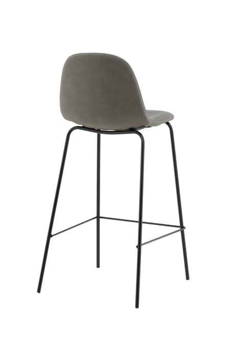 Polar Barhocker - grau/Mikrofaser - Barhocker - ALVAHOME