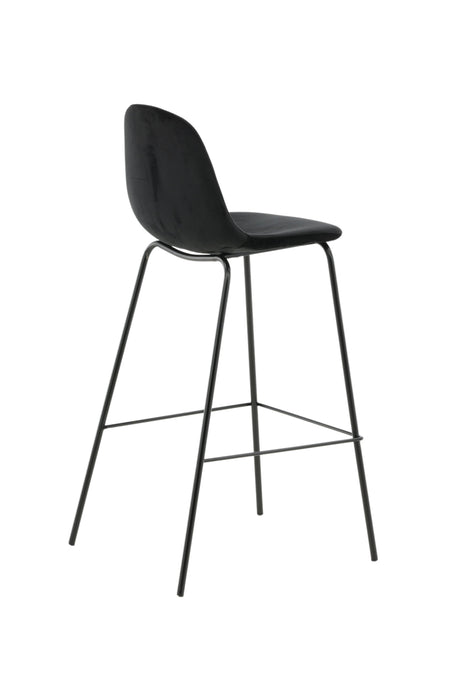 Polar Barhocker - schwarz/Polyester - Barhocker - ALVAHOME