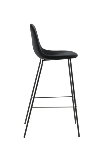 Polar Barhocker - schwarz/Polyester - Barhocker - ALVAHOME