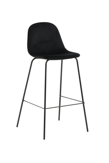 Polar Barhocker - schwarz/Polyester - Barhocker - ALVAHOME