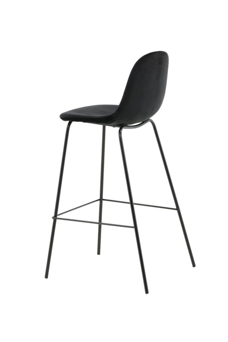 Polar Barhocker - schwarz/Polyester - Barhocker - ALVAHOME