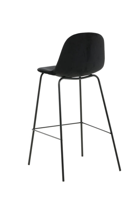 Polar Barhocker - schwarz/Polyester - Barhocker - ALVAHOME
