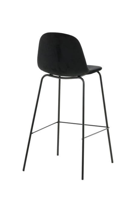 Polar Barhocker - schwarz/Polyester - Barhocker - ALVAHOME