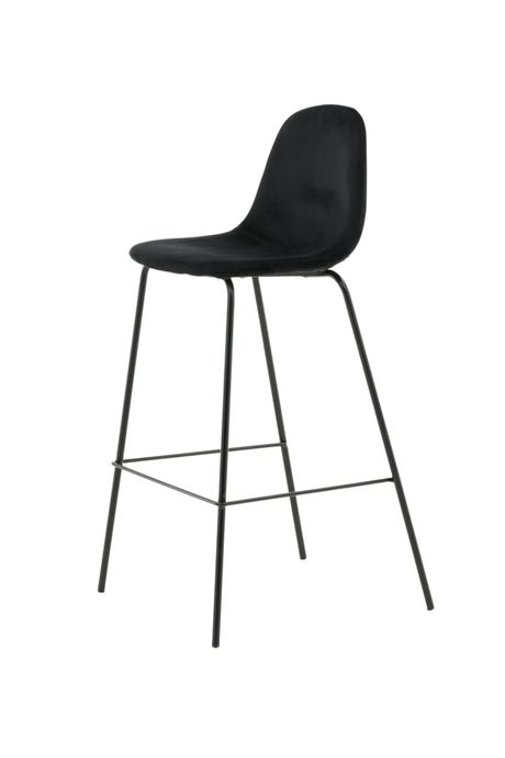 Polar Barhocker - schwarz/Polyester - Barhocker - ALVAHOME