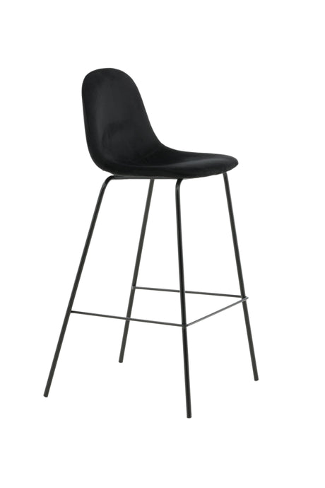 Polar Barhocker - schwarz/Polyester - Barhocker - ALVAHOME