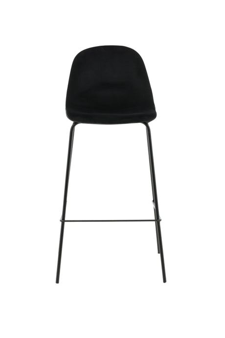 Polar Barhocker - schwarz/Polyester - Barhocker - ALVAHOME
