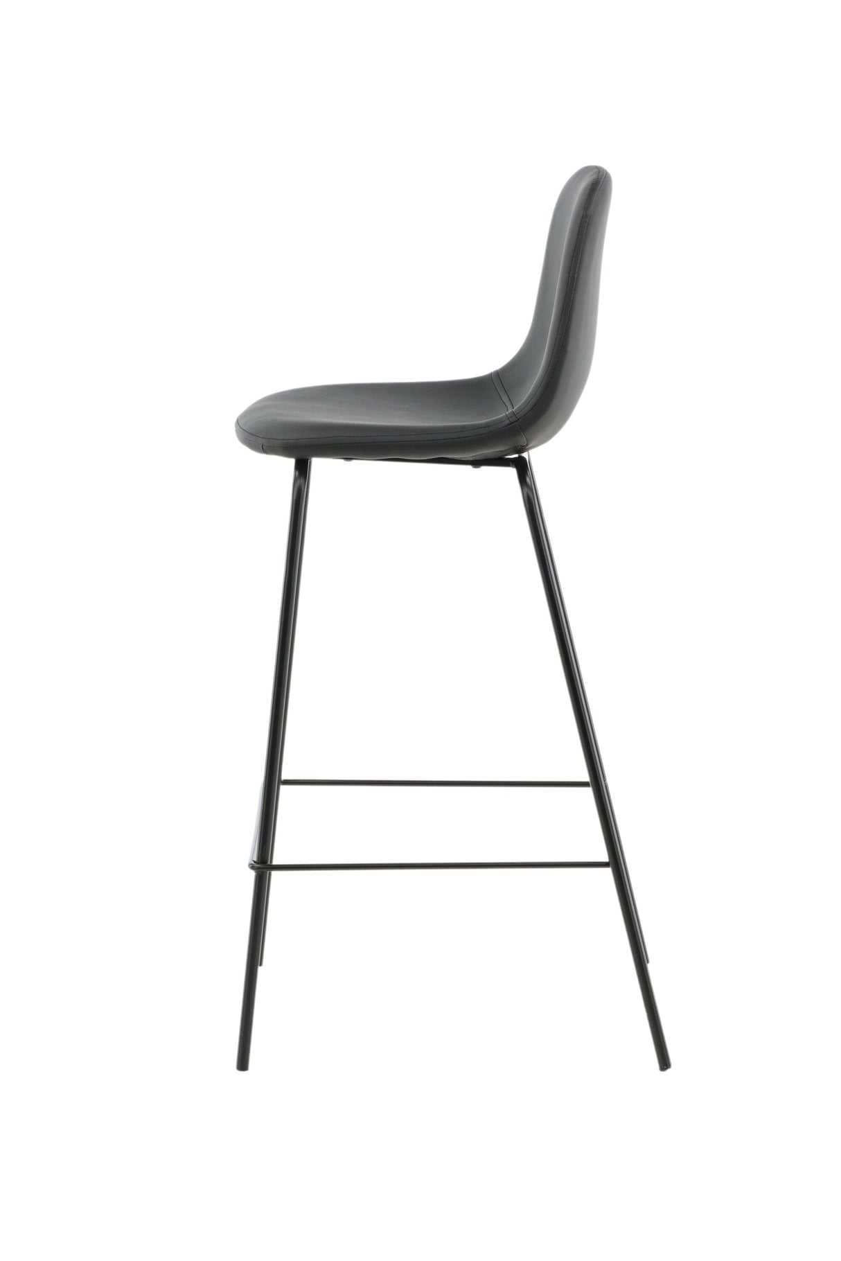 Polar Barhocker - schwarz/PU - Barhocker - ALVAHOME
