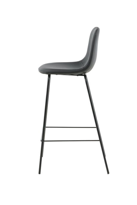 Polar Barhocker - schwarz/PU - Barhocker - ALVAHOME