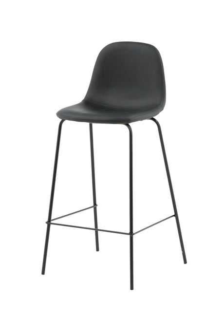 Polar Barhocker - schwarz/PU - Barhocker - ALVAHOME