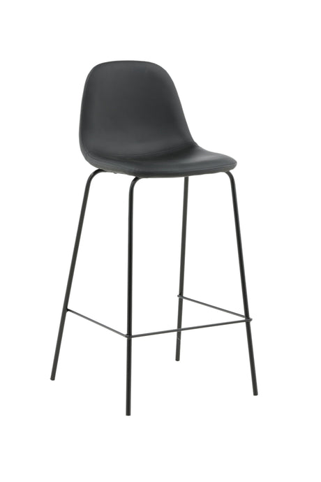 Polar Barhocker - schwarz/PU - Barhocker - ALVAHOME