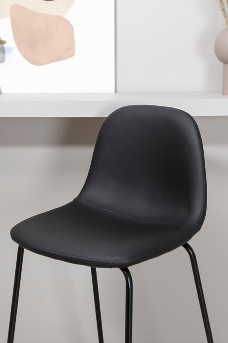 Polar Barhocker - schwarz/PU - Barhocker - ALVAHOME