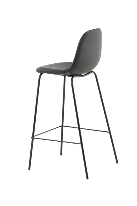 Polar Barhocker - schwarz/PU - Barhocker - ALVAHOME