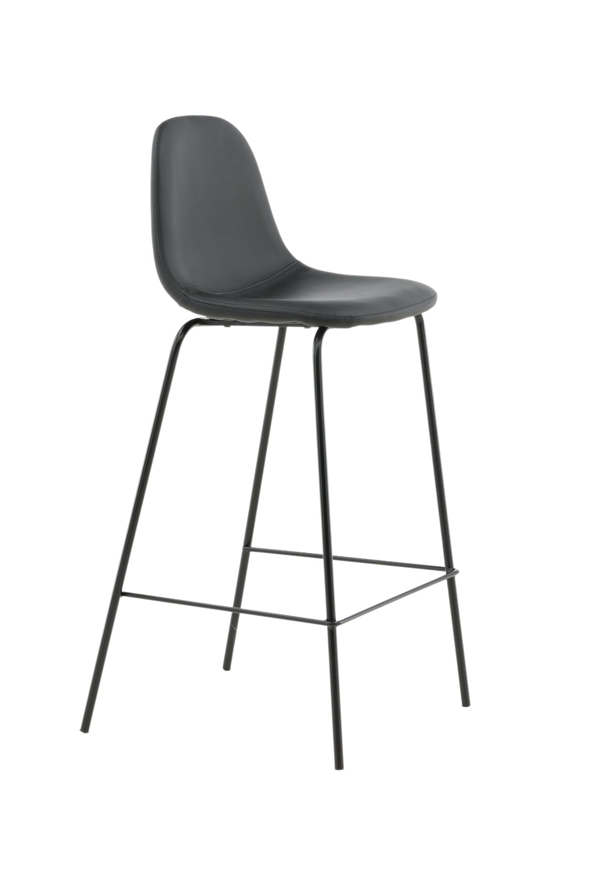 Polar Barhocker - schwarz/PU - Barhocker - ALVAHOME