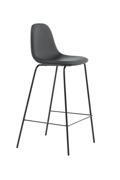 Polar Barhocker - schwarz/PU - Barhocker - ALVAHOME