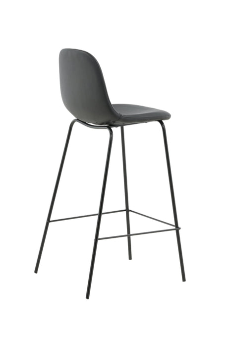 Polar Barhocker - schwarz/PU - Barhocker - ALVAHOME