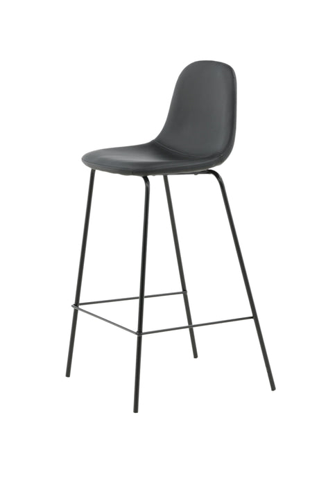 Polar Barhocker - schwarz/PU - Barhocker - ALVAHOME