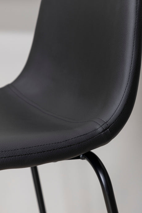 Polar Barhocker - schwarz/PU - Barhocker - ALVAHOME