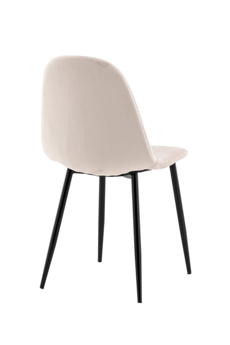 Polar Esszimmerstuhl - beige/Polyester - Samt - Essstühle - ALVAHOME