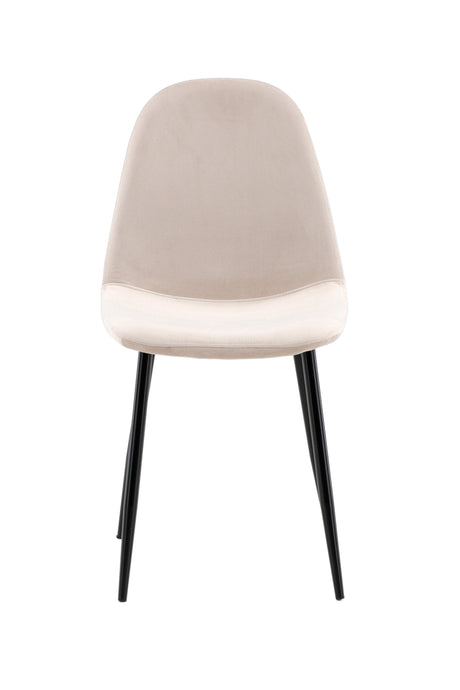 Polar Esszimmerstuhl - beige/Polyester - Samt - Essstühle - ALVAHOME