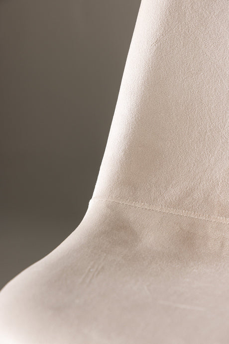 Polar Esszimmerstuhl - beige/Polyester - Samt - Essstühle - ALVAHOME