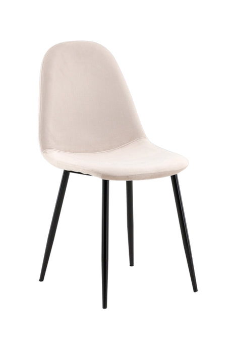 Polar Esszimmerstuhl - beige/Polyester - Samt - Essstühle - ALVAHOME