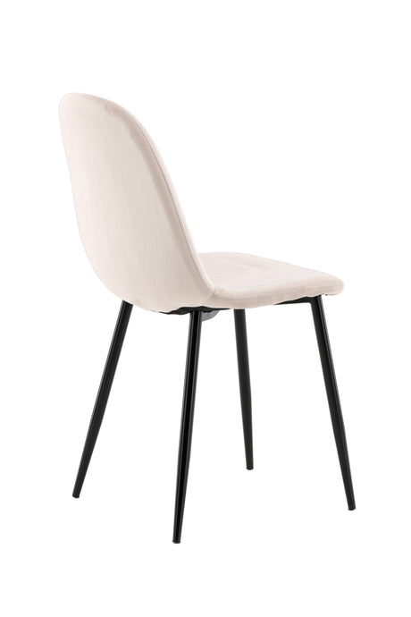 Polar Esszimmerstuhl - beige/Polyester - Samt - Essstühle - ALVAHOME