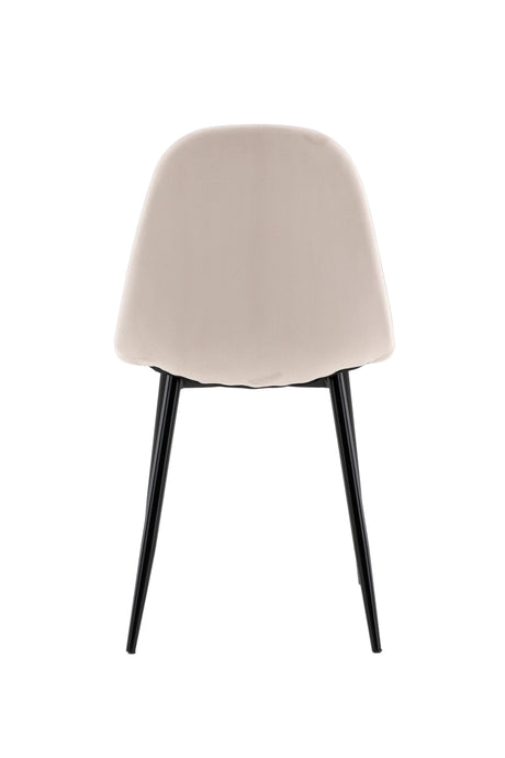 Polar Esszimmerstuhl - beige/Polyester - Samt - Essstühle - ALVAHOME