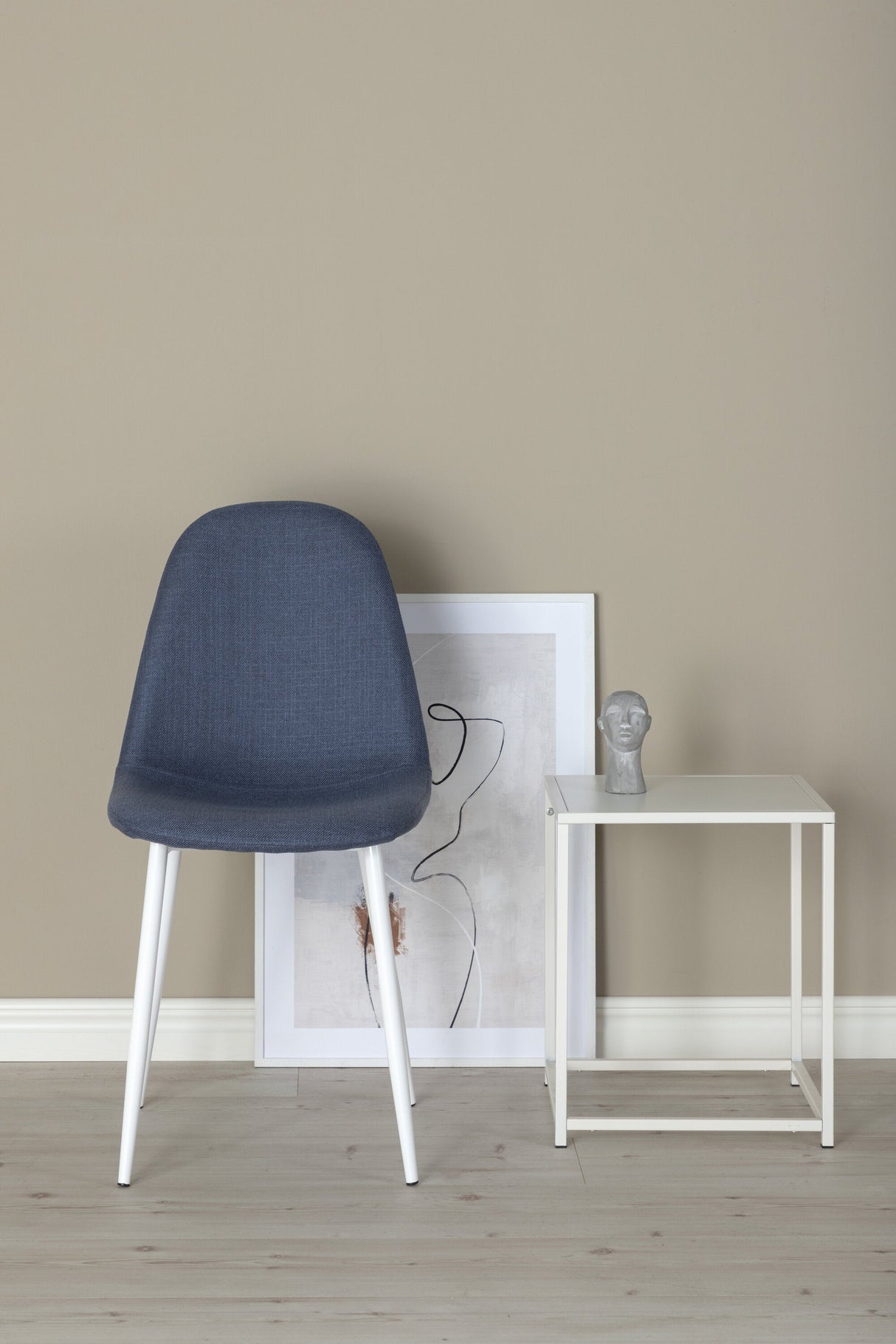 Polar Esszimmerstuhl - blau/Polyester - Essstühle - ALVAHOME