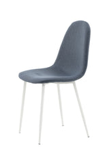 Polar Esszimmerstuhl - blau/Polyester - Essstühle - ALVAHOME