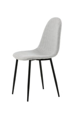 Polar Esszimmerstuhl - grau/Polyester - Essstühle - ALVAHOME