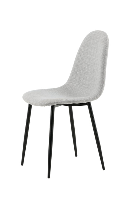 Polar Esszimmerstuhl - grau/Polyester - Essstühle - ALVAHOME
