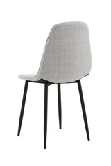 Polar Esszimmerstuhl - grau/Polyester - Essstühle - ALVAHOME