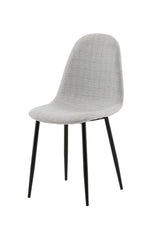 Polar Esszimmerstuhl - grau/Polyester - Essstühle - ALVAHOME