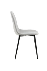 Polar Esszimmerstuhl - grau/Polyester - Essstühle - ALVAHOME