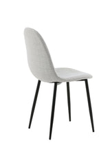 Polar Esszimmerstuhl - grau/Polyester - Essstühle - ALVAHOME