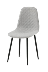 Polar Esszimmerstuhl - grau/Polyester - Essstühle - ALVAHOME