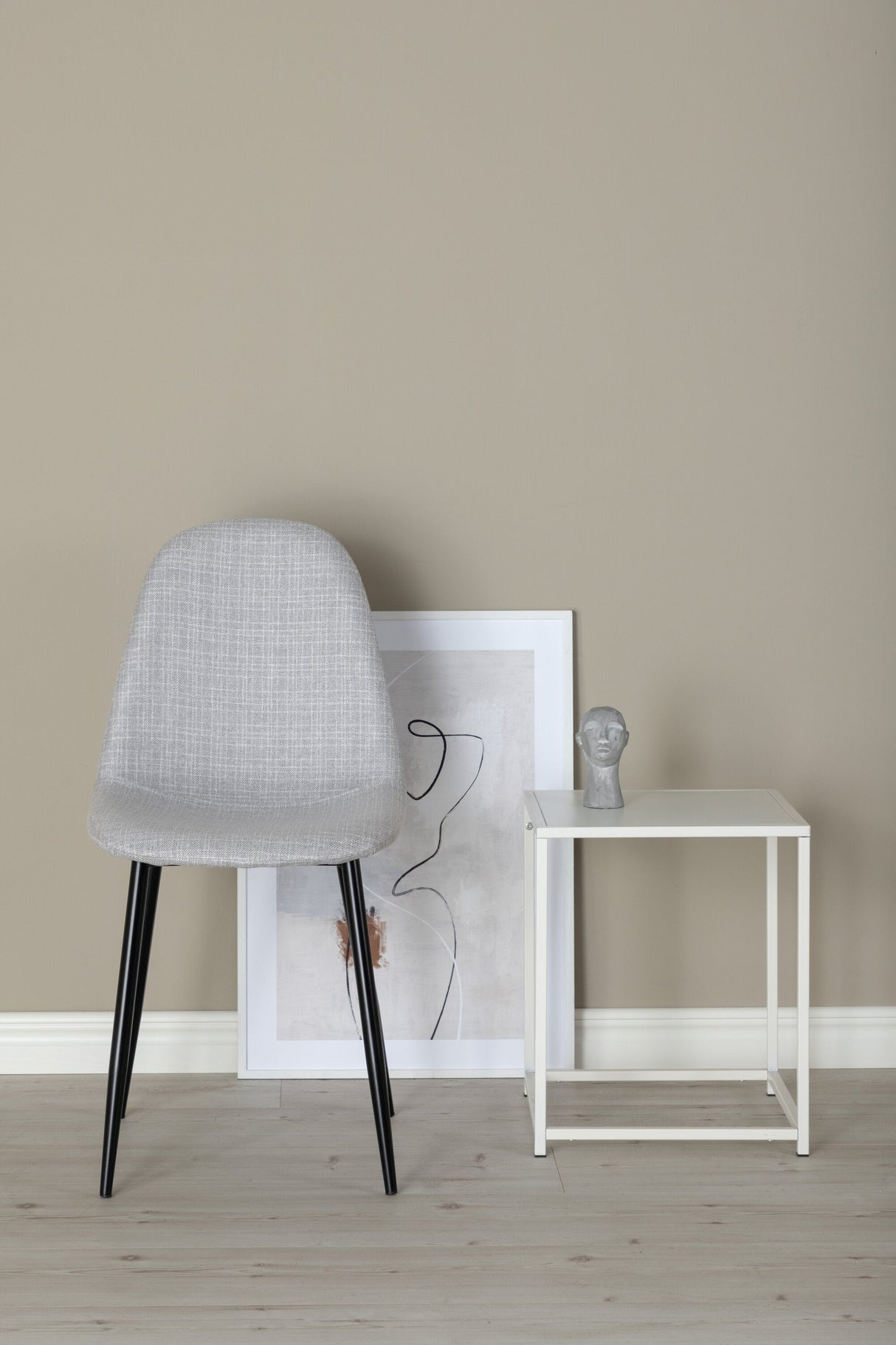 Polar Esszimmerstuhl - grau/Polyester - Essstühle - ALVAHOME