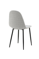 Polar Esszimmerstuhl - grau/Polyester - Essstühle - ALVAHOME