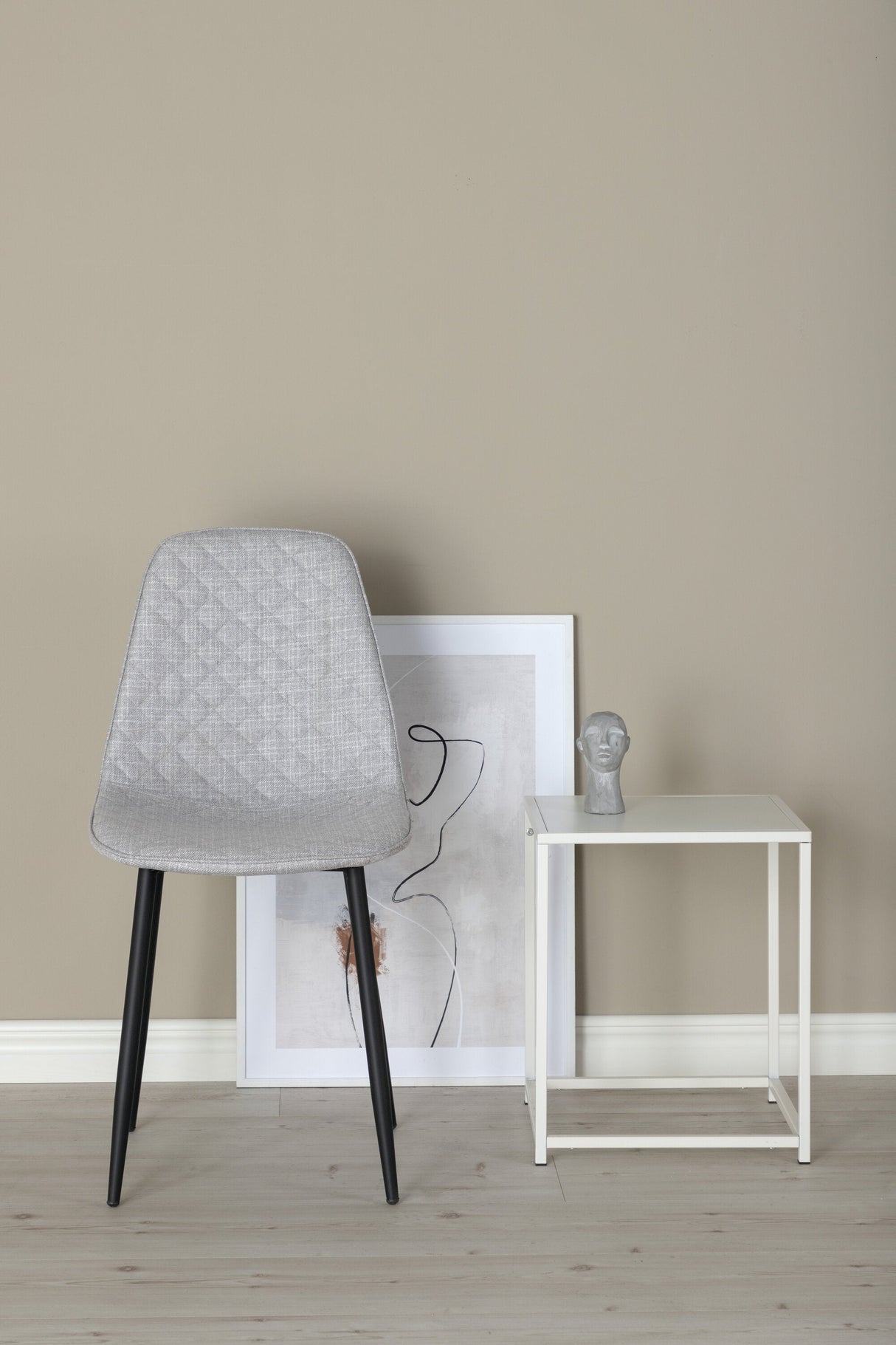 Polar Esszimmerstuhl - grau/Polyester - Essstühle - ALVAHOME